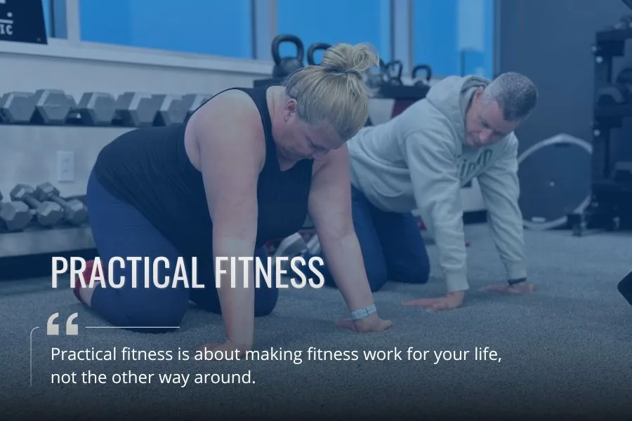 Practical Fitness is about making fitness work for your life, not the other way around.