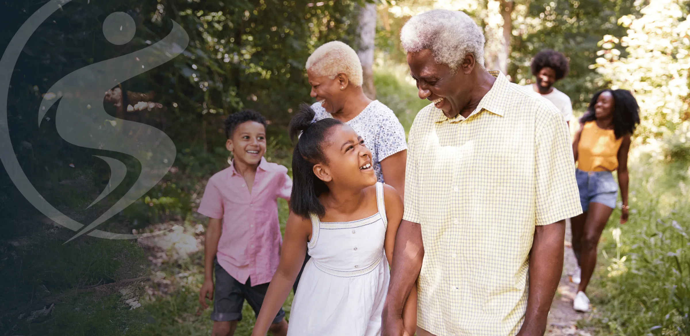 family smiling