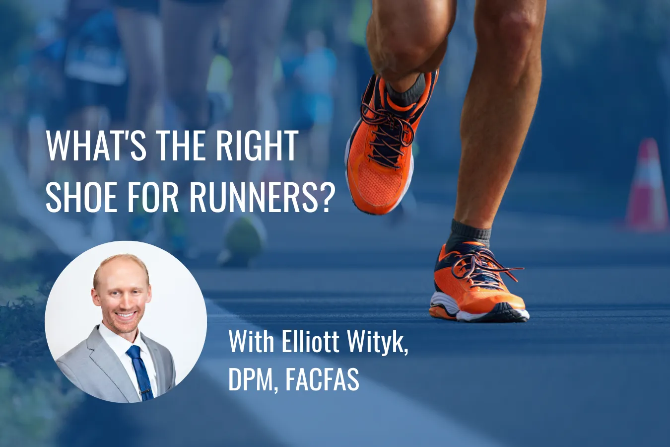 Thumbnail with doctor in bottom left and runners in background