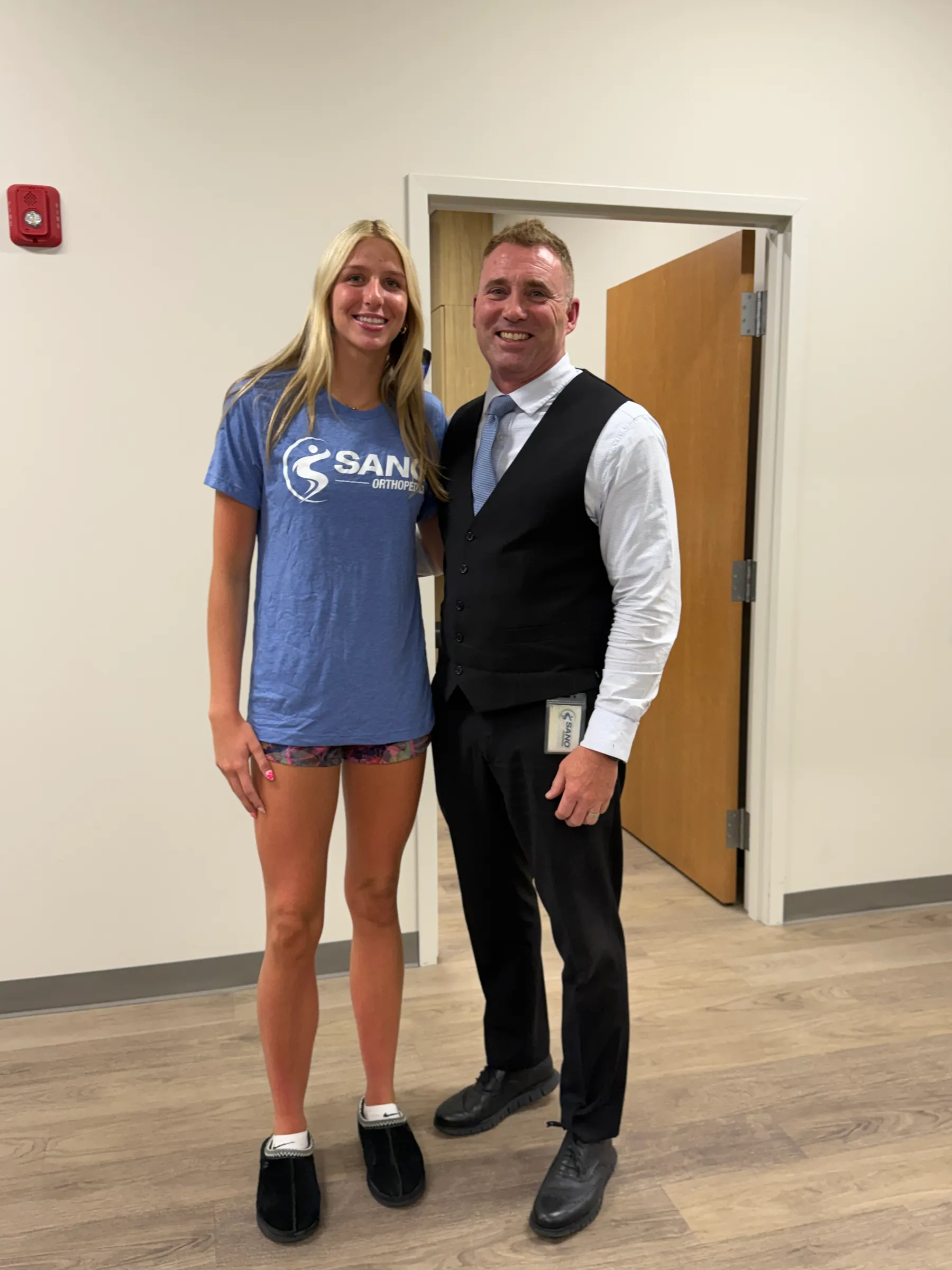 Sano Orthopedics team members at a community event